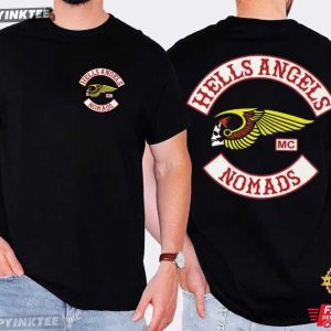 Hells Angels Nomads Motorcycle Club T Shirt (2)