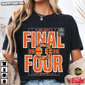 NCAA Final Four 2026 Indianapolis March Madness Illini Basketball T Shirt (4)