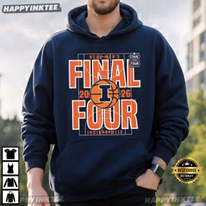 NCAA Final Four 2026 Indianapolis March Madness Illini Basketball T Shirt (1)
