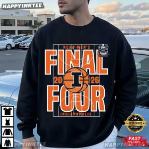 NCAA Final Four 2026 Indianapolis March Madness Illini Basketball T Shirt (3)