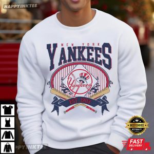 New York Yankees Vintage NY Baseball Fan Gift T Shirt (1)