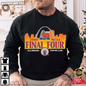 NCAA Final Tour Illinois Fighting Illini Basketball T Shirt (1)