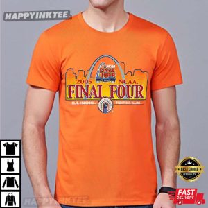 NCAA Final Tour Illinois Fighting Illini Basketball T Shirt (2)