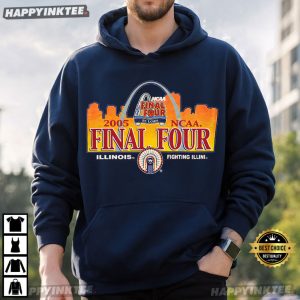 NCAA Final Tour Illinois Fighting Illini Basketball T Shirt (3)
