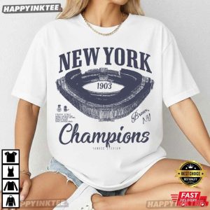 New York Yankees Vintage Stadium Champions Baseball T Shirt (4)