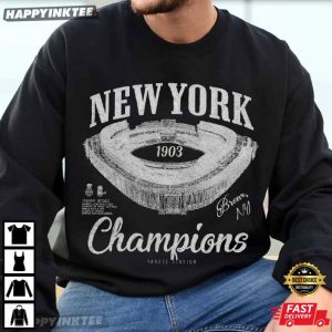 New York Yankees Vintage Stadium Champions Baseball T Shirt (3)
