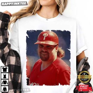 John Kruk Philadelphia Phillies 1993 Vintage Baseball T Shirt (4)