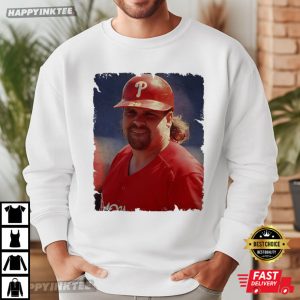 John Kruk Philadelphia Phillies 1993 Vintage Baseball T Shirt (1)