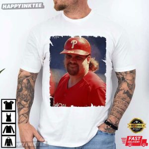 John Kruk Philadelphia Phillies 1993 Vintage Baseball T Shirt (2)