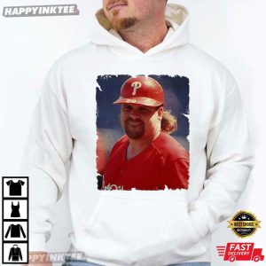 John Kruk Philadelphia Phillies 1993 Vintage Baseball T Shirt (3)