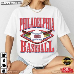 Philadelphia Baseball 1883 Stadium Vintage T Shirt (2)