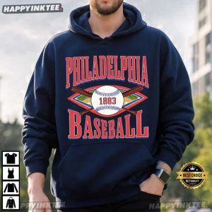 Philadelphia Baseball 1883 Stadium Vintage T Shirt (3)