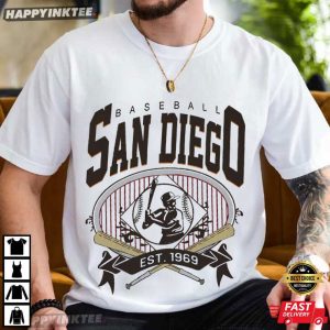 San Diego Padres Baseball Vintage T-Shirt
