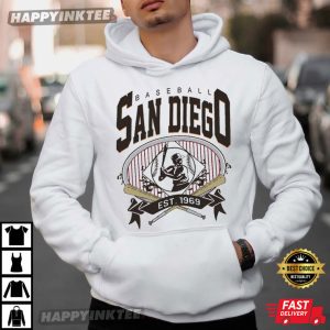 San Diego Padres Baseball Vintage T Shirt (3)