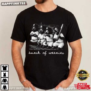 Bunch of Weenies Vintage Dachshund Baseball Dog T-Shirt
