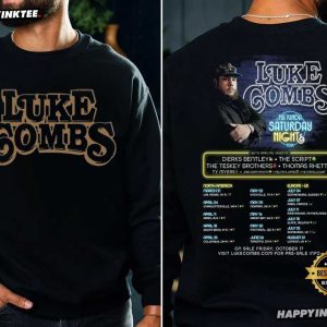 Luke Combs My Kinda Saturday Night Tour 2026 Country Music T Shirt (2)