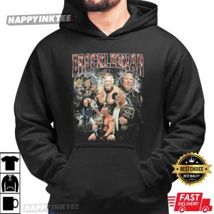 Brock Lesnar Wrestling Champion WWE Bootleg Graphic T Shirt (3)