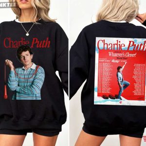 Charlie Puth Whatever’s Clever World Tour 2026 Music T Shirt (3)