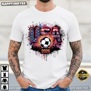 USA Soccer World Cup 2026 United States Football Fan T-Shirt