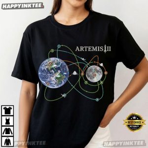 Artemis II 2026 Future Moon Mission Space Exploration T Shirt (4)