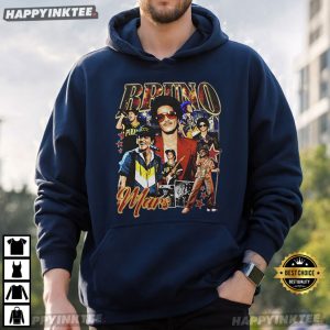Bruno Mars The Romantic Tour Vintage Rap 90s Music T Shirt (3)