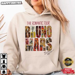 Bruno Mars The Romantic Tour Music Lover Inspired T Shirt (4)