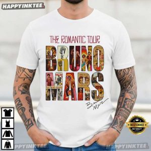 Bruno Mars The Romantic Tour Music Lover Inspired T Shirt (2)