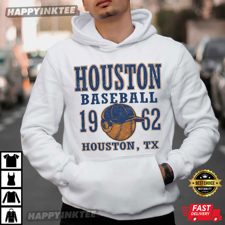 Houston Baseball Vintage Graphic T-Shirt Houston Baseball Vintage Graphic T-Shirt
