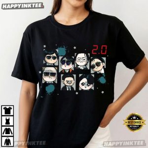 BTS Arirang 2.0 Cute Chibi Fanart K Pop Music T Shirt (4)