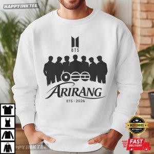 BTS World Tour 2026 Arirang K pop Music T Shirt (2)