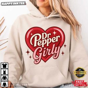 Dr Pepper Girly Heart Soda Lover T Shirt (3)