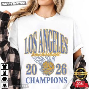 Los Angeles 2026 Champions Basketball Swish T Shirt (2)
