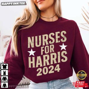 Nurses For Kamala Harris 2024 Political T Shirt (3)