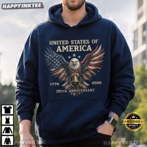 United States Of America 250th Anniversary Independence Day T Shirt (1)