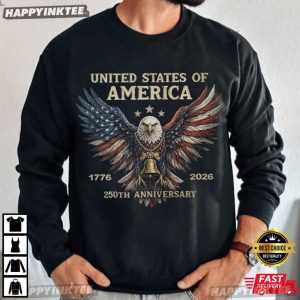 United States Of America 250th Anniversary Independence Day T Shirt (2)