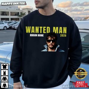 Benson Boone Wanted Man 2026 Music Lover T Shirt (1)