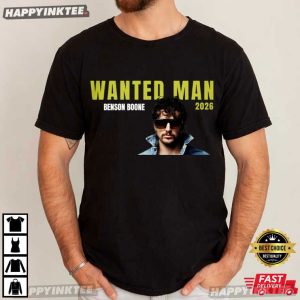 Benson Boone Wanted Man 2026 Music Lover T-Shirt