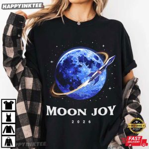 Copy Moon Joy Artemis 2 Mission Space Exploration T Shirt (2)