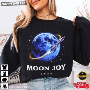Copy Moon Joy Artemis 2 Mission Space Exploration T Shirt (3)