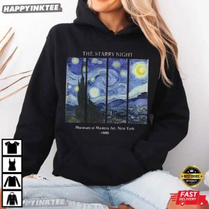Van Gogh The Starry Night Museum of Modern Art New York T Shirt (3)