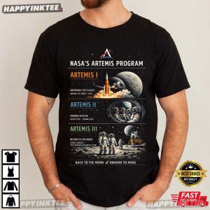 Artemis Program Nasa Moon Mission Space Exploration T Shirt (1)