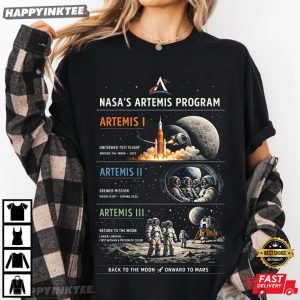 Artemis Program Nasa Moon Mission Space Exploration T Shirt (2)