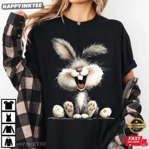 Joyful Easter Bunny Spring Rabbit Easter Day T-Shirt