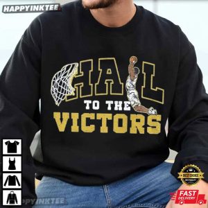 Michigan Wolverines Basketball Hail To The Victors T Shirt (1)
