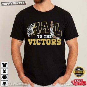 Michigan Wolverines Basketball Hail To The Victors T Shirt (2)