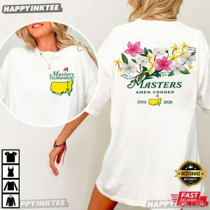 Masters Tournament Masters Amen Corner Nation Golf T Shirt (4)