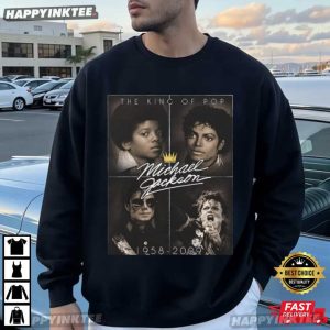 Michael Jackson King of Pop Retro Music Legend Tribute T Shirt (2)
