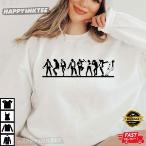Michael Jackson Dance Evolution King of Pop Music Lover Gift T Shirt (1)