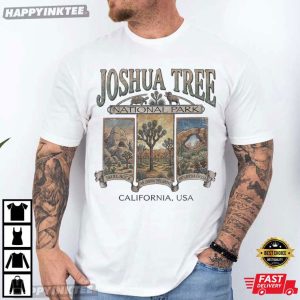 Joshua Tree National Park Vintage California Desert USA T Shirt (1)