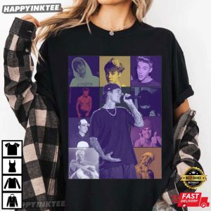 Justin Bieber Collage Graphic Fan Gift T Shirt (2)
